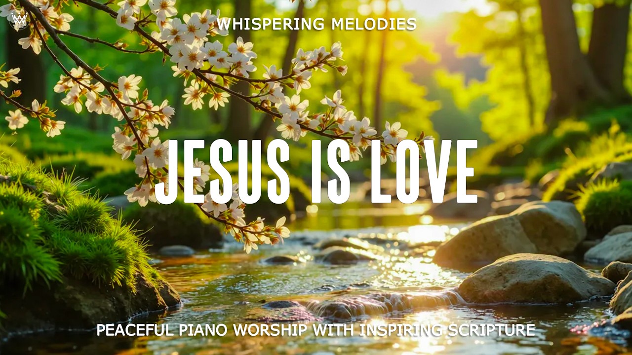 JESUS IS LOVE | Peaceful Piano Worship with Inspiring Scriptures & Beautiful Nature Scenes