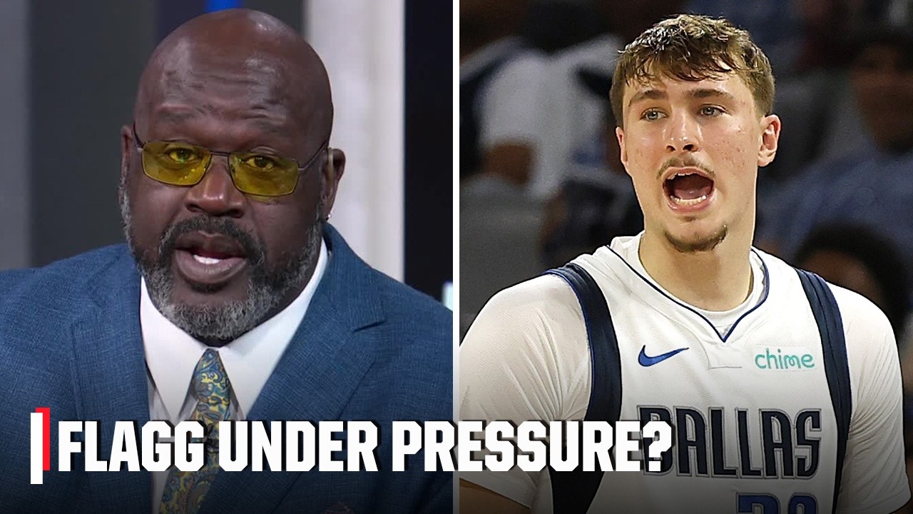 Shaq says Cooper Flagg doesn't have a lot of PRESSURE with the Mavs 👀 | Inside The NBA