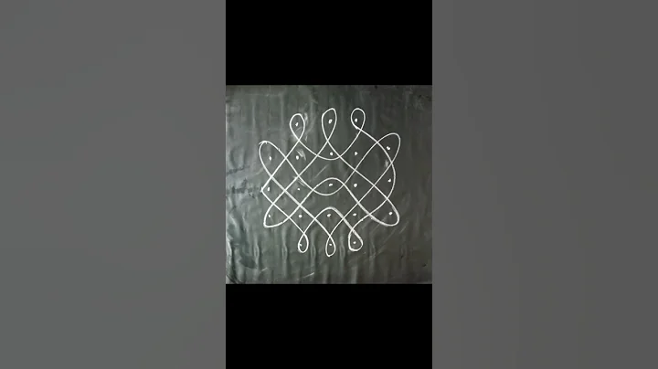 6×3×3 simple rangoli designs #freehandrangolis #indianart #muggulu #kolam #dailyrangoli