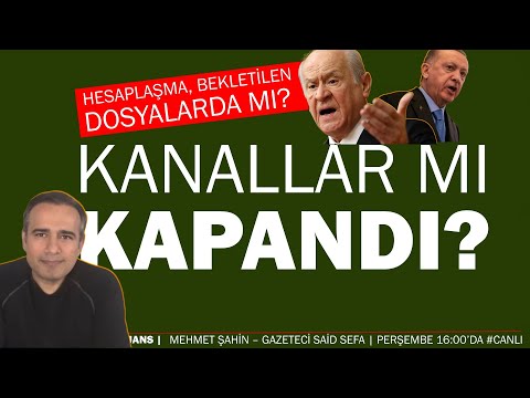 İşin aslı ne?  İletişim kanalları mı kapandı? | Said Sefa #Ajans #canlıyayın