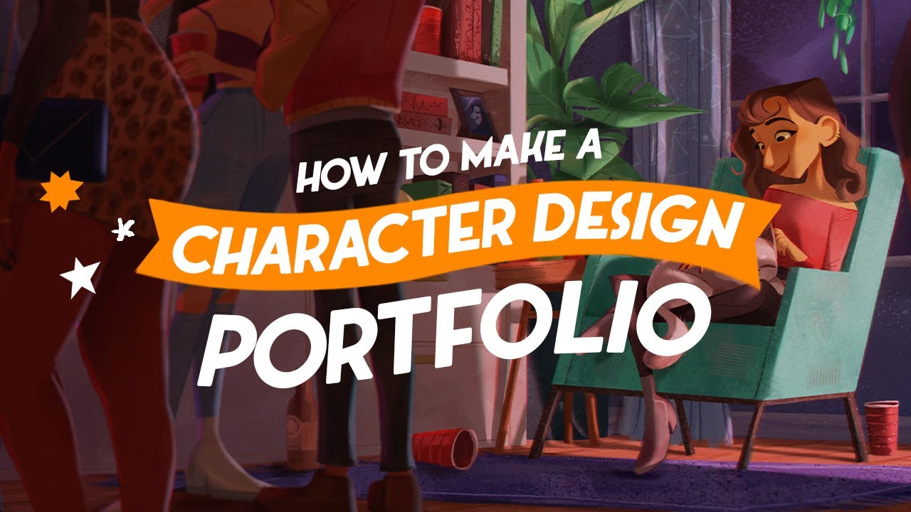 How To Make A Character Design Portfolio YouTube