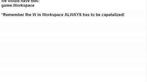 roblox scripting tutorial #1
