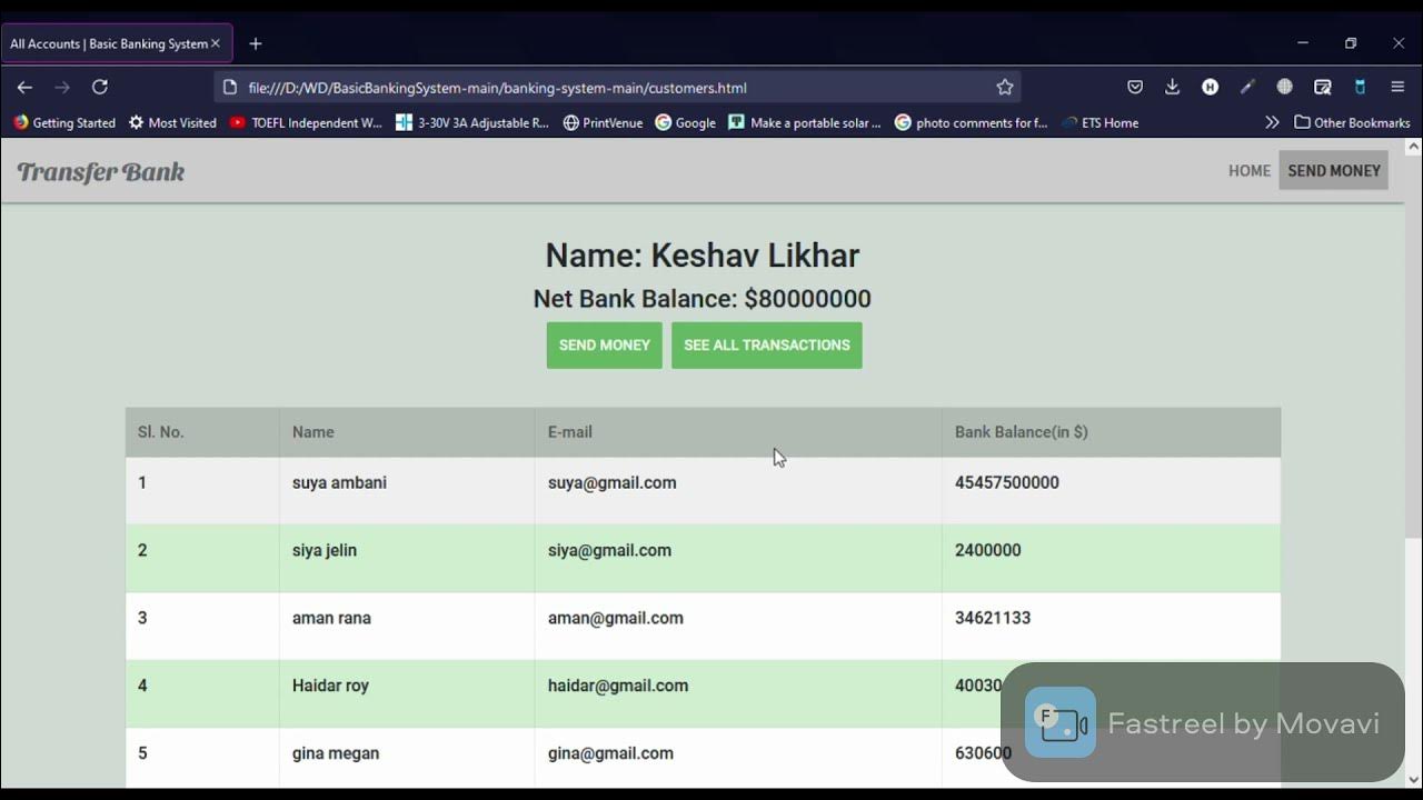 Basic Banking System|| JavaScript - YouTube