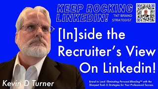 What LinkedIn Recruiters See might Help You Build a Better Profile & Be a Better Candidate.