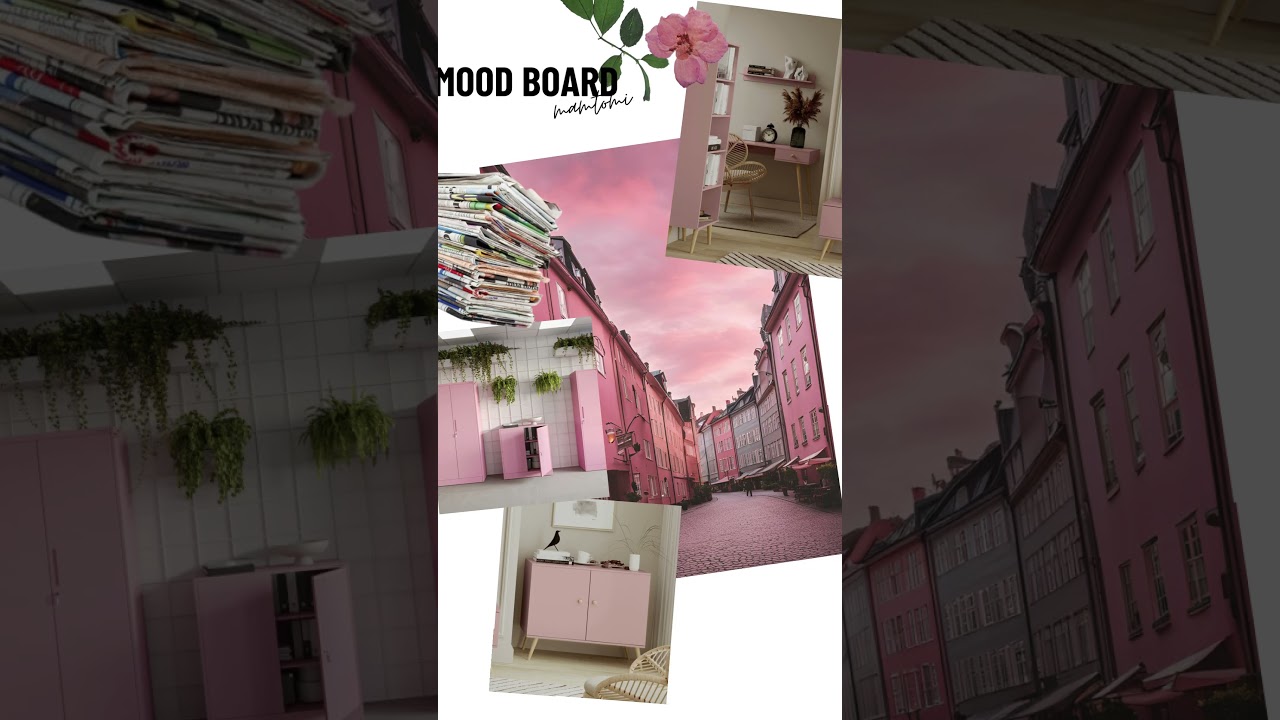 Różowe marzenie w miejskim stylu! 🌸 Meble do salonu 