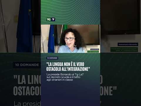Video Decreto scuola, la preside Borando sul tetto stranieri in classe: La lingua non è il vero ostacolo
