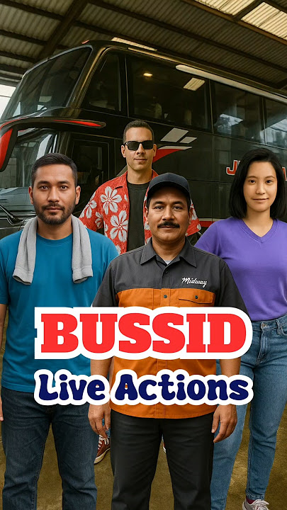 Karakter bussid versi live actions #bus #bussid #bussimulatorindonesia