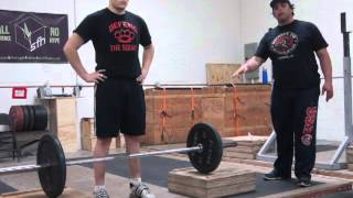 Power Clean Block Below Knee