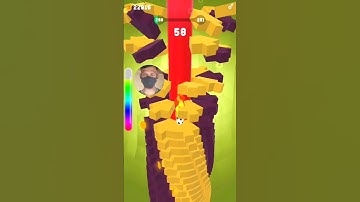 drop stack ball level 291 #shorts #dropstackball #blackgamerbpt