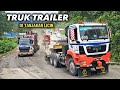 Truk Trailer Uji Tenaga Di Tanjakan Batu Jomba