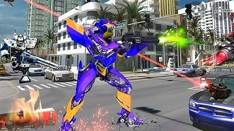 🎮Optimus Prime Multiple Transformation jet Robot Car Game 2021 -Android  Gameplay 🎮