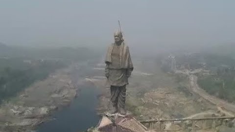 Fast preparations of opening Statue of Unity