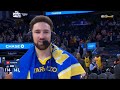 Klay Thompson talks after Golden State Warriors beat Oklahoma City Thunder 141-114