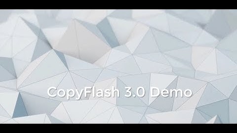 Clarion Template Demo CopyFlash Clarion Templates