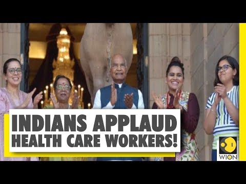 india:-whole-nation-shares-a-big-round-of-applause-for-health-care-workers-amid-covid-19-outbreak