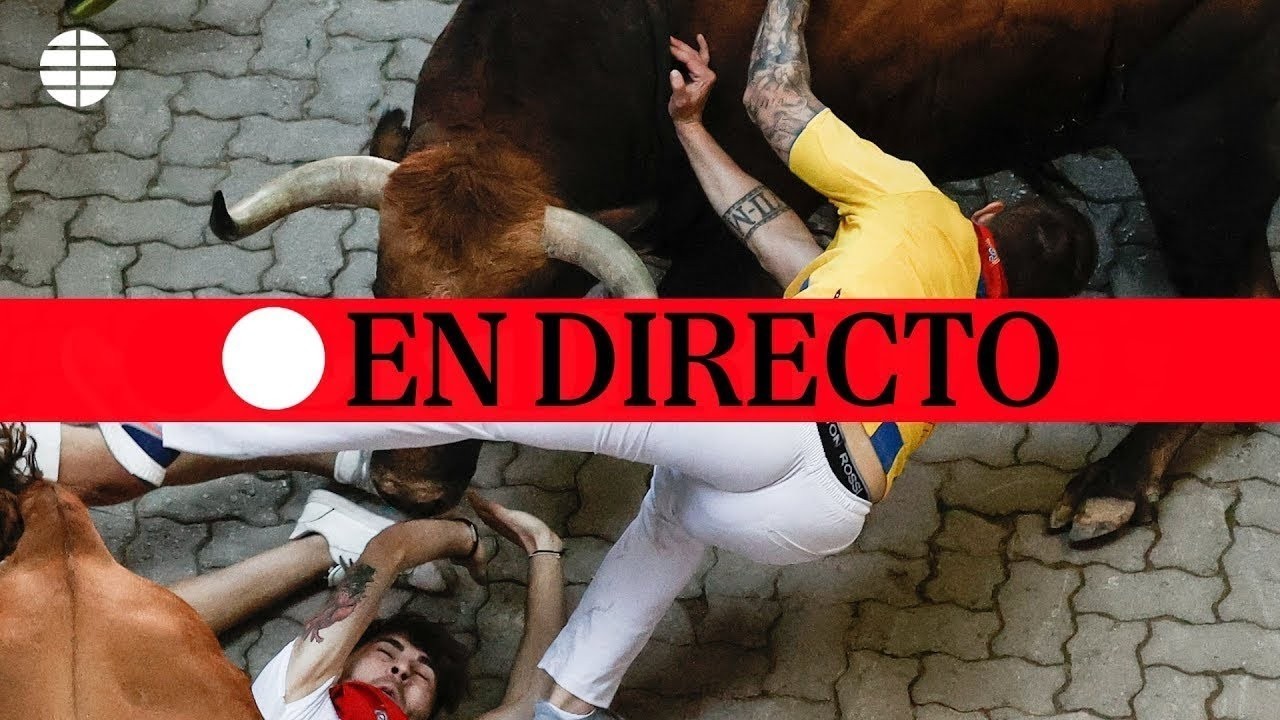 Tercer encierro de San Fermín 2026 hoy, jueves 9 de julio: vídeo en directo
