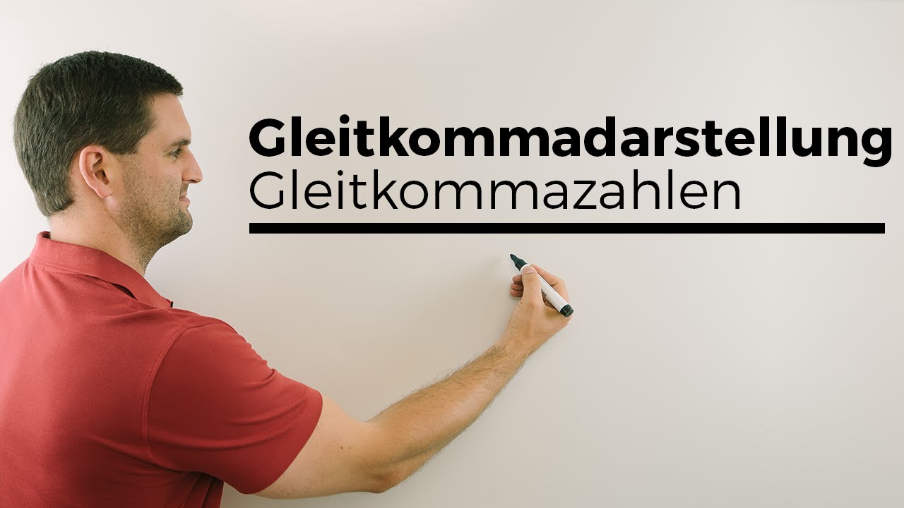 Geben Sie Die Gleitkommazahlen In Der üblichen Dezimalen Schreibweise An. Gleitkommadarstellung, Gleitkommazahlen, Binärgleitkommazahlen in der