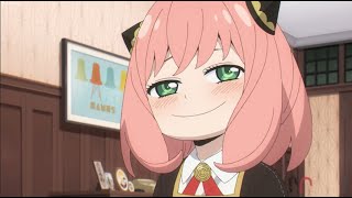Anya's cute smug face for being ranked 213 in her test~ Spy x Family season 2 ep6