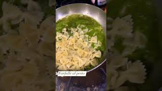 Farfalle al pesto #pastalover #food #italianfood  #طبخاتي