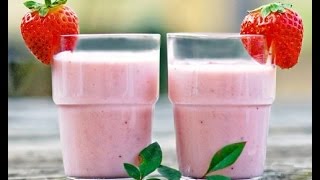 Клубничное Ласси. Индийская кухня Клубничное Ласси. Индийская кухня