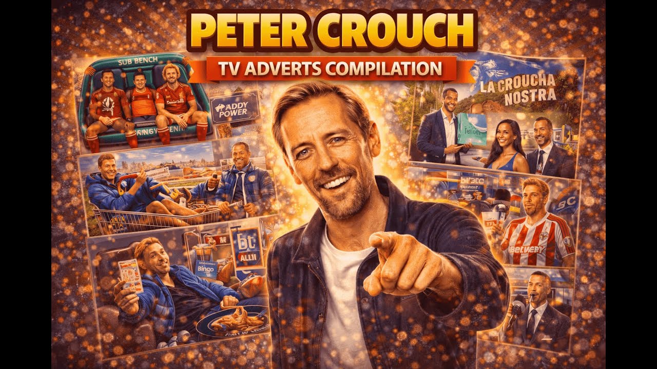 Peter Crouch Funny Commercials & Best Moments (Paddy Power, Uber Eats & The Robot)