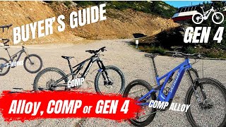 Specialized Turbo Levo COMP ALLOY vs COMP CARBON or GEN 4