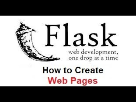 How to create web pages by using flask framework python! - YouTube