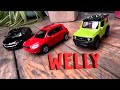 Посылка из Китая Машинки Welly Suzuki Jimny Toyota Rav4 Skoda Octavia