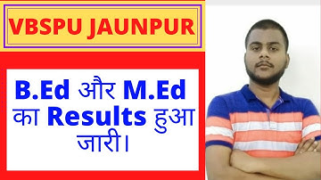 Vbspu BEd/MED Results हुआ जारी #vbspulatestupdate #vbspuexamnews #TDcollegenews #vbsputodaynews