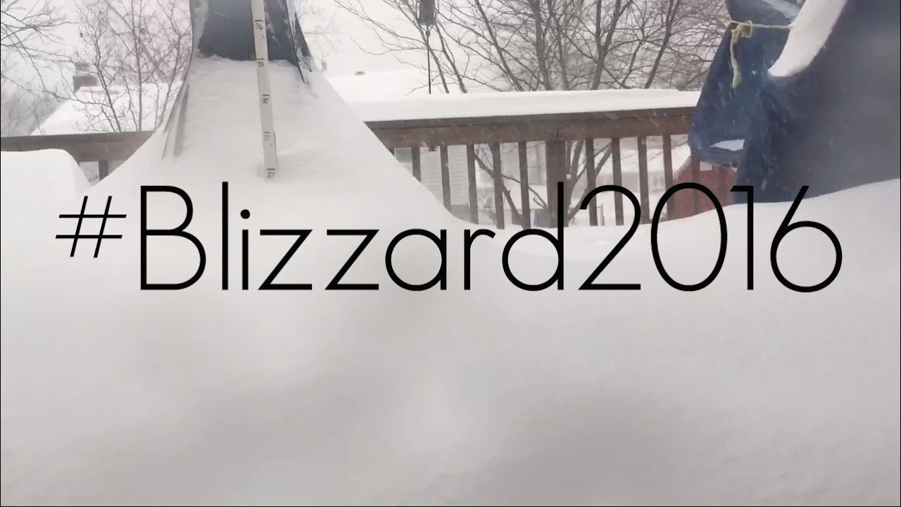 East Coast Blizzard (Time-Lapse) #Blizzard2016 - YouTube