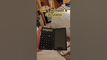 2 in 1 Notepad & Calculator #technology #electronic #shorts
