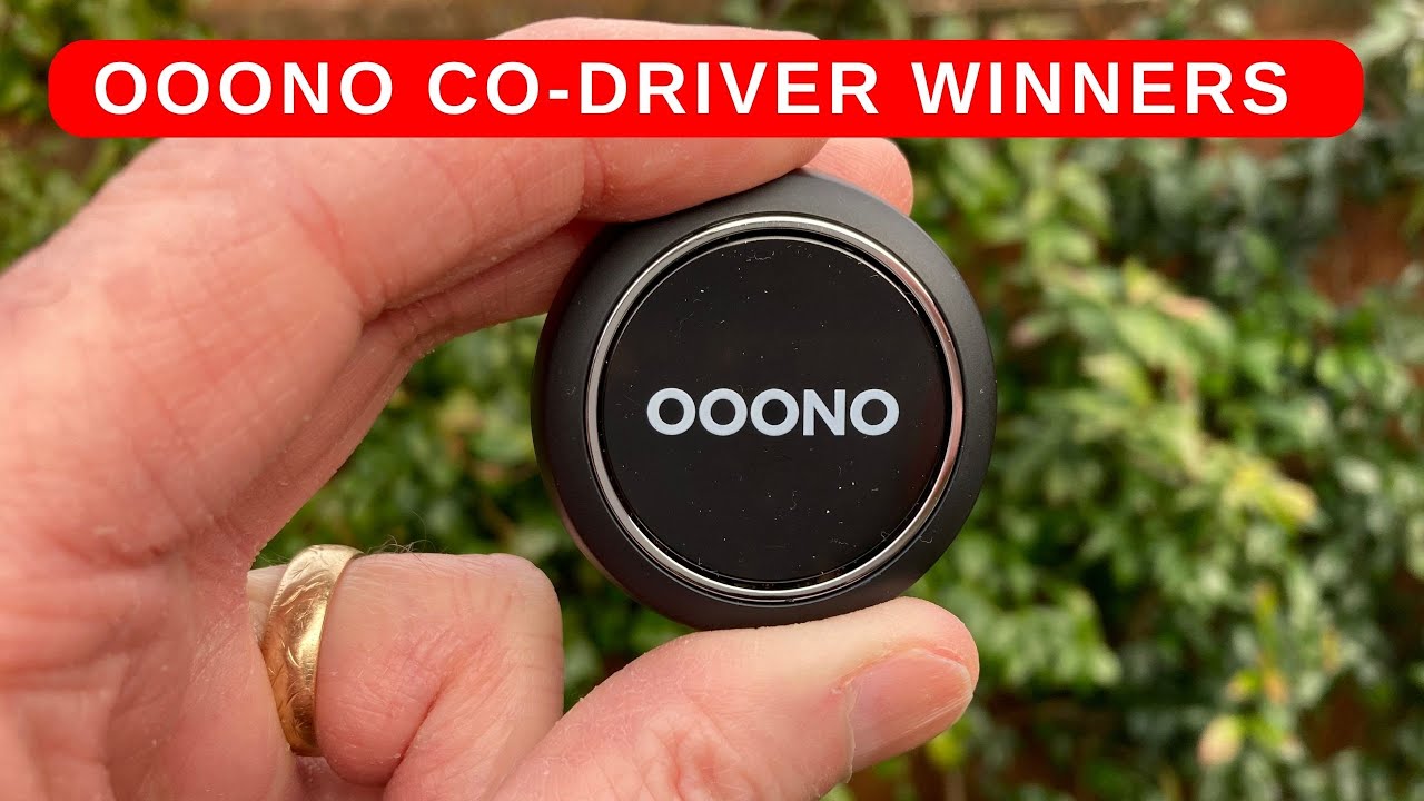 OOONO CO-DRIVER WINNERS 