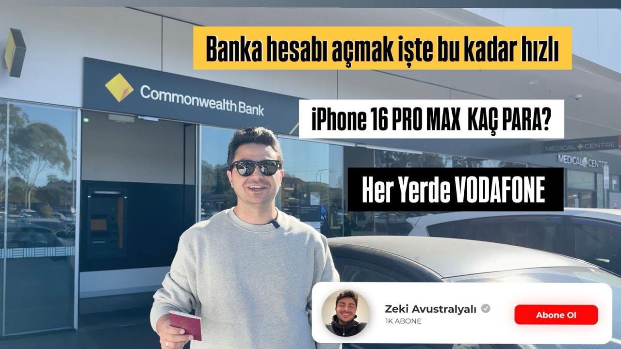 Avustralya’da Hayata Başlamak: Telefon Hattı alma + Banka Hesabı Açma