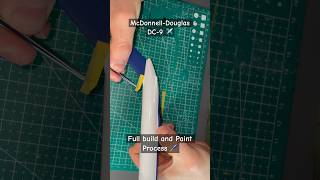 McDonnell-Douglas DC-9 build process #aircraft #modelaircraft #scalemodel #scalemodelbuilding #dc9