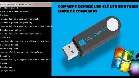 Comment Rendre une clé USB bootable avec l