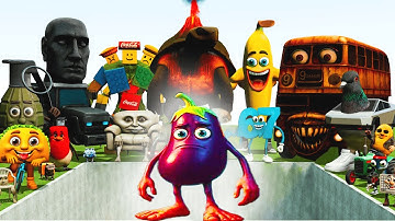 Kokoko Sahur Bosses vs AI Brainrot Memes in Giant Pit – Gmod Chaos