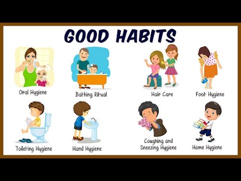 Daily Activities For Kids Good Habits And Manners For Kids Preschool Learning For Kids Youtube