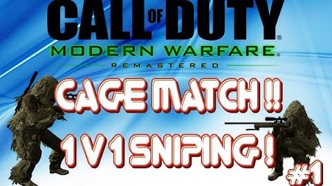 Cage Match 1 v 1 Sniping #1