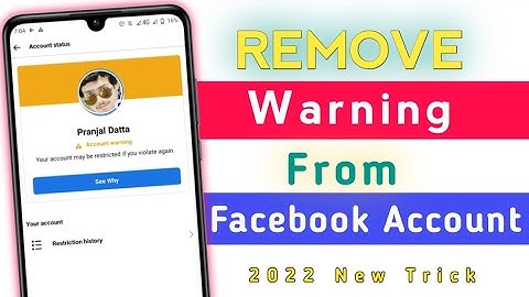 Facebook Account Warning Problem Solved In 2 Minutes | Facebook Account Warning 2022 by Sher yar tv