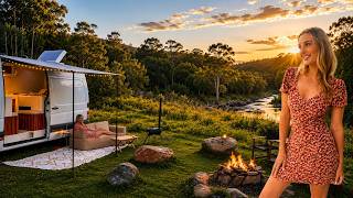 Solo Van Life in a Hidden Mountain Paradise🌿 Alone With Birds & Bees  | ASMR Camping | Nature Sounds