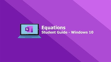 Class Notebook for Students - Equations on Windows 10