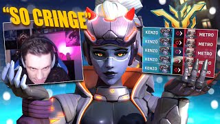 This Streamer HATES my Widowmaker in Overwatch w\/ reactions