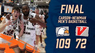 Carson-Newman Men's Basketball 2023-24 Rewind: C-N 109, UVA Wise 72 Full Broadcast Replay 1-18-24