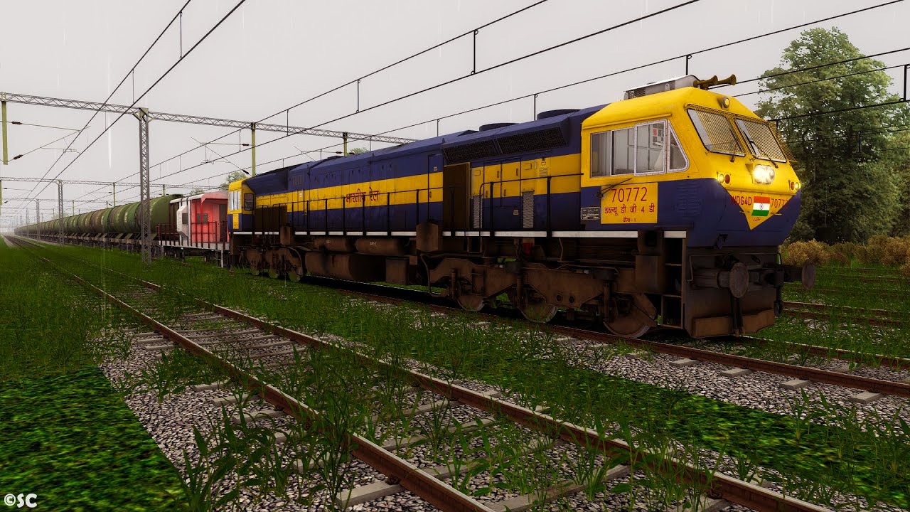 PETROL WAGONS Freight Train Duty in Train Simulator 2019 (PC) || Indian Railways