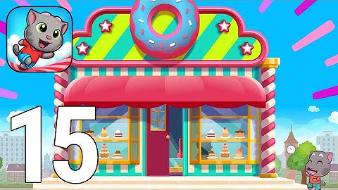 Talking Tom Candy Run 2021 Gameplay Walkthrough Part 15 - Donut Dreamland Agent Angela [iOS/Android]