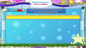 Learn Grade 1 - Maths - Subtracting Zero From a Number