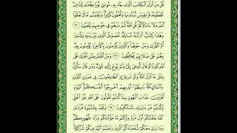 سورة الأنعام (12) من الآية 91 إلى 94