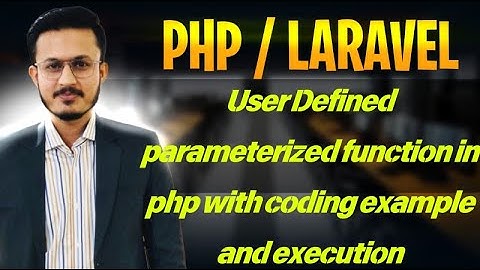 PHP/Laravel User defined paramterized function in Urdu/Hindi
