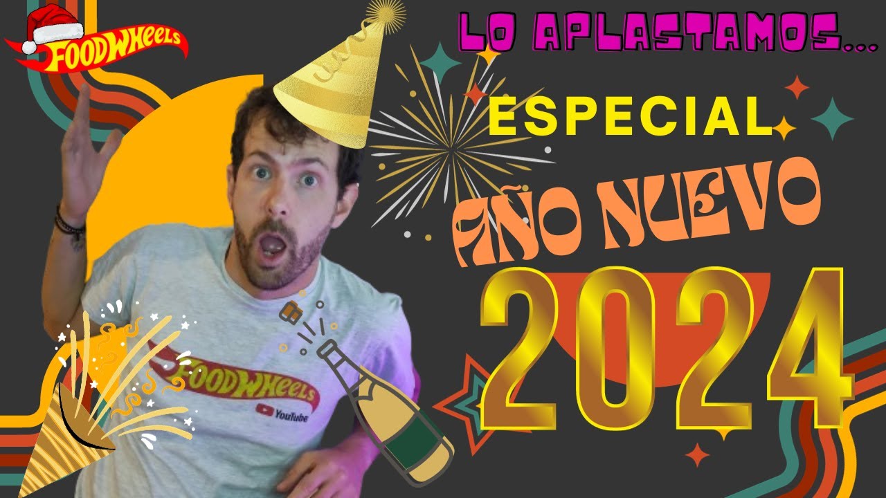 ESPECIAL año nuevo 2024!🍾✨ Probamos y lo APLASTAMOS🚗💨 #navidad #newyear  #yummy #coches