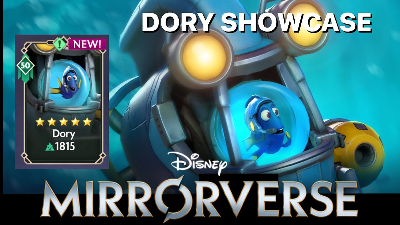 Disney Mirrorverse - Dory (5 Star Level 50) Showcase! Animations, Talents, Special Skill!